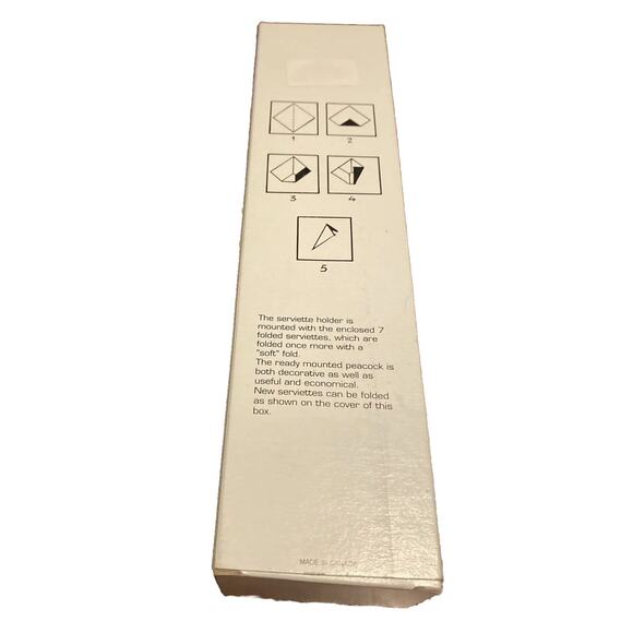 Napkin Holiday Original Box VTG Serviette Weona Designs Dinner Party Holiday - Picture 3 of 8